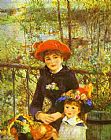 Two Sisters (On the Terrace) by Pierre Auguste Renoir